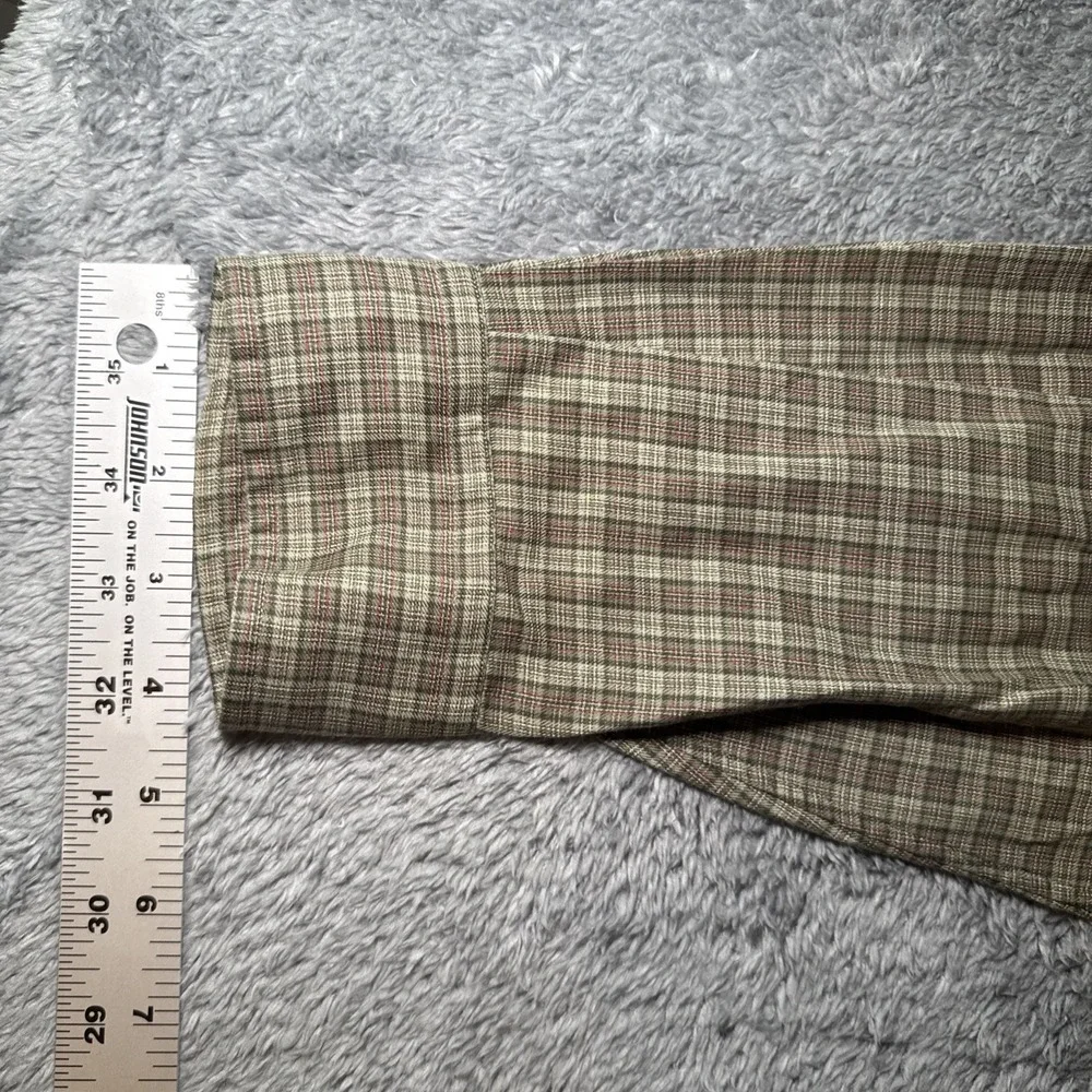 Ralph Lauren Yarmouth Button Down Long Sleeve Men's 16 1/2 36/37 Cotton Plaid